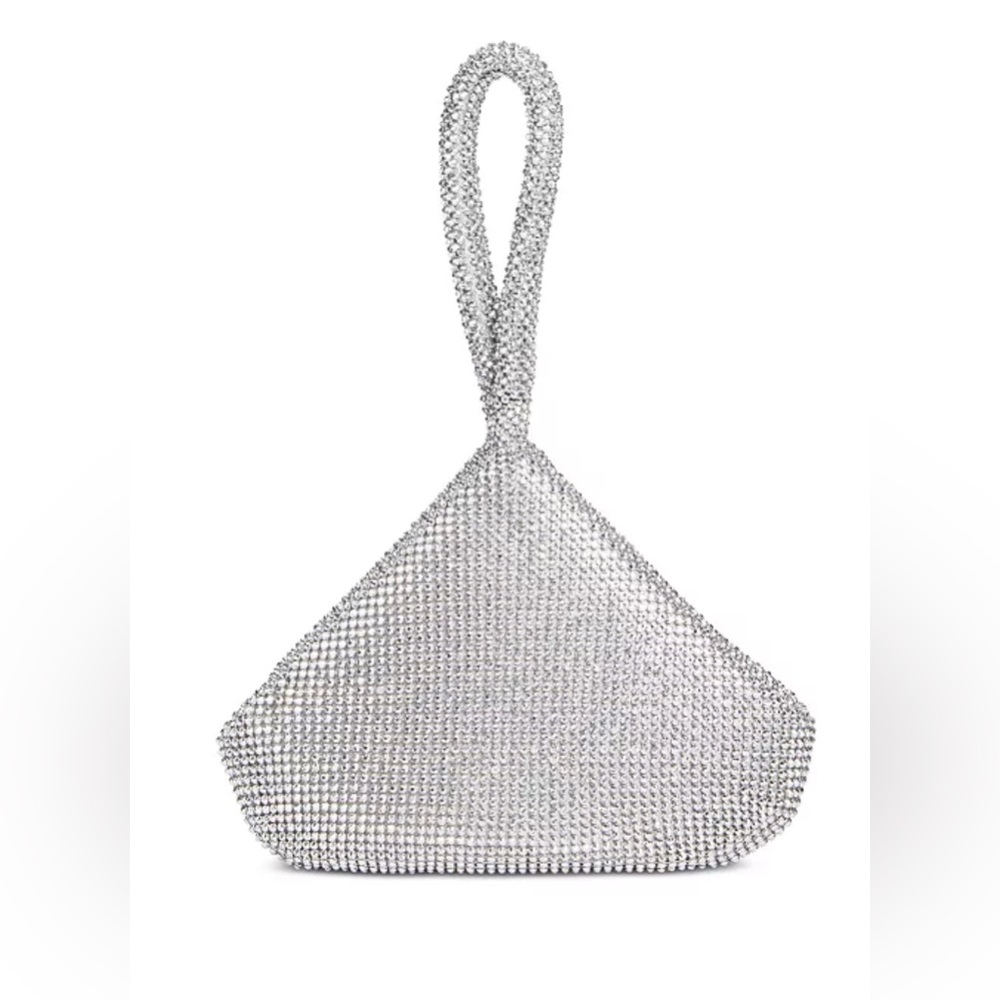 INC Doris Sparkle Mesh Pouch NWOT